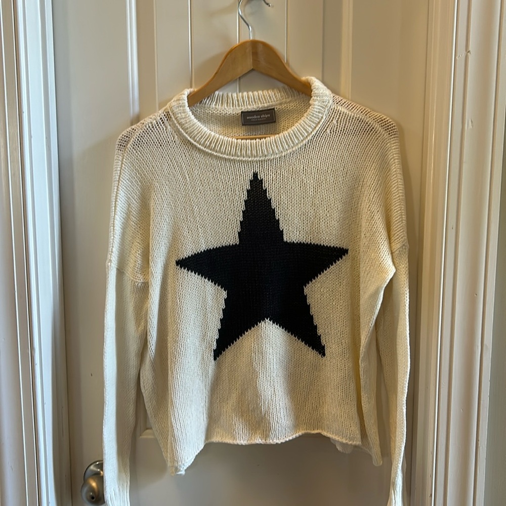 Wooden Ships Star Sweater